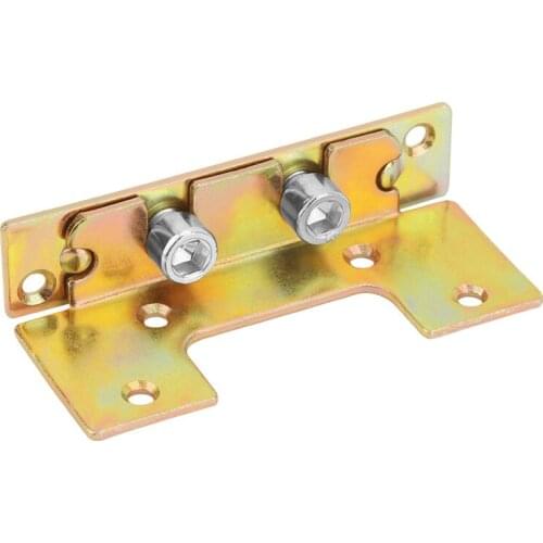 Thickened Heavy Bed Hinge M10 Screw Hardware Accessories Bed Buckle Hanging Angle Corner Bracket