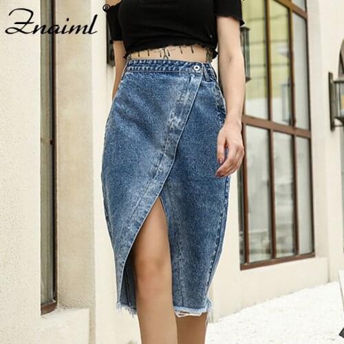 Znaiml Asymmetrical Skirts