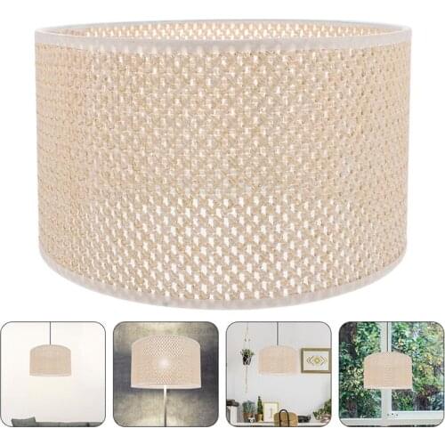 1PC E27 Modern Style Woven Lampshade Elegant Table Lamp Cover Simple Lampshade