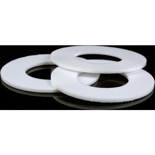 22x15x2mm PTFE Food Grade Flat Washer Gaskets Spacer Insulation Sealing Ring Strip