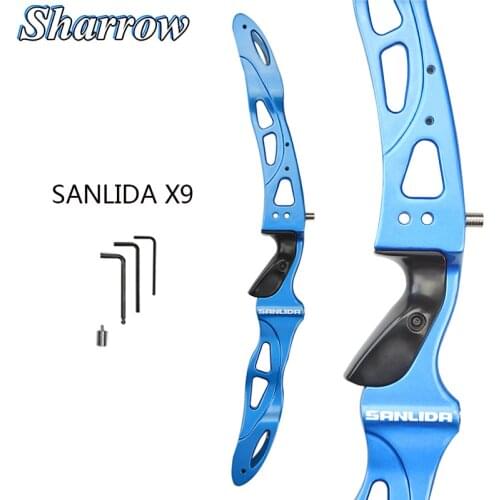 25'' ILF Recurve Bow Riser Archery Longbow Aluminum Alloy Handle Fit Competition Hunting Shooting Training High Quality Tools