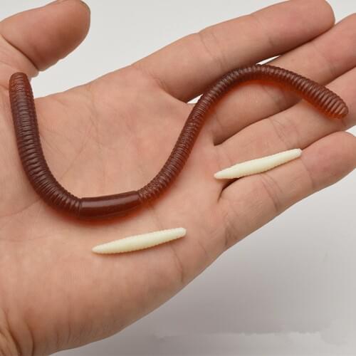5pcs/lot 16cm Simulation Earthworm Soft PVC Artificial funny toys For Halloween Party Favors Decoration Novelty & Gag Toys