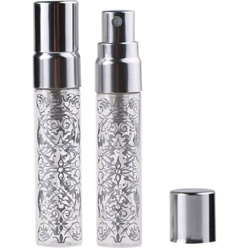 500pcs 5ML Printing Mini Spray Bottle Perfumes Travel Bottle Aluminum Parfum Spray Portable Empty Cosmetic Containers by DHL