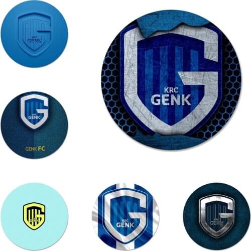 58mm KRC Genk football Badge Brooch Pin Accessories For Clothes Backpack Decoration gift