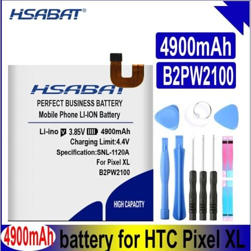 HSABAT 4900mAh B2PW2100 Battery for HTC nexus google Pixel XL / Nexus M1