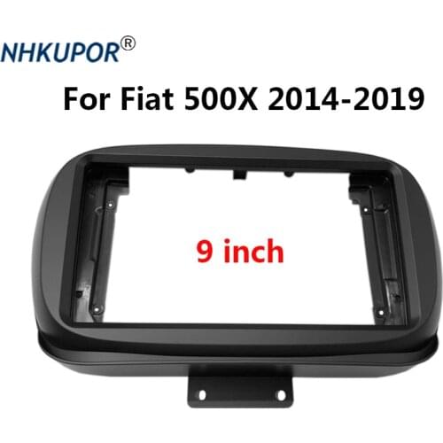 Car Radio Fascia For Fiat 500X Auto Stereo CD/DVD Dashboard Panel Dash Frame Kit Center Console Holder Trim Mount