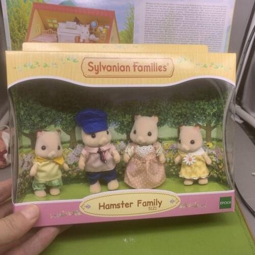 Geniune Sylvanian Doll Families Dollhouse Animal Figures furniture set clothes house food without package