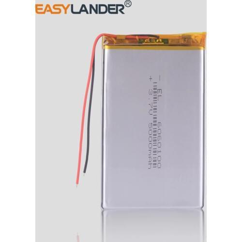 Li Po Li-ion Batteries Lithium Polymer Battery 3 7 V Lipo Li Ion Rechargeable Lithium-ion 6060100 5000mAh Bateria Replace