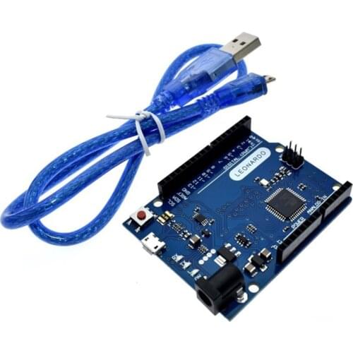 Leonardo R3 Microcontroller Atmega32u4 Development Board With USB Cable 3.3V 5V IO Port Compatible for arduino DIY Starter Kit
