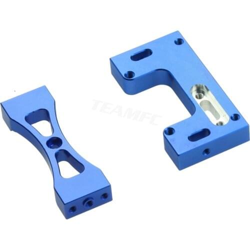 Upgraded Steering Gear On Bridge Fixed Bumper Bracket for WPL MN RC Car