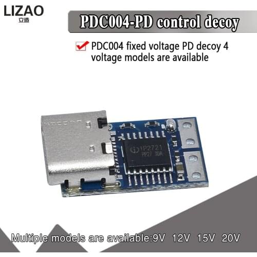 PD decoy module PD23.0 to DC DC trigger extension cable QC4.0 charger 9V 12V 15V 20V