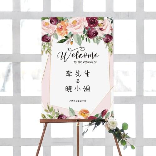 Personalized Bride to be Bachelorete party welcome sign Board for wedding Baby shower Birthday decorations