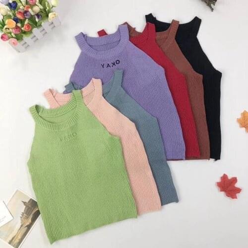 HELIAR Women Strapless Solid Sexy Crop Top Femme Summer Tops Femme Knitted Female 2020 Summer For Women