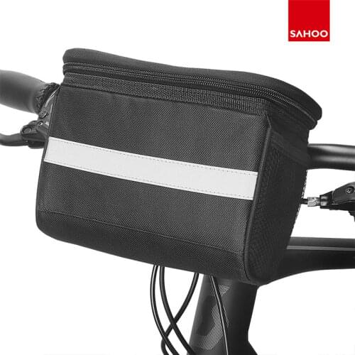 Sahoo M L Bicycle Handlebar Insulated Bag Front Tube Cooler Pannier Cycling Storage Tube Frame Basket 11002 N 112001