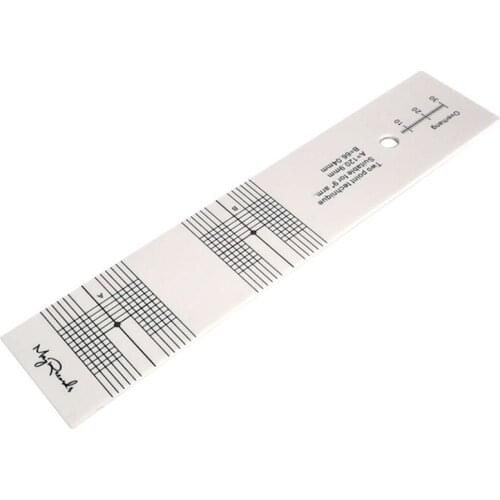 Pickup Calibration Distance Gauge Protractor Record LP Vinyl Turntable Phonograph Phono Cartridge Stylus Alignment