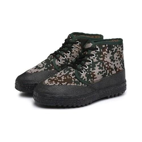 Protection Shoes Mens Non-Slip Spring Breathable Migrant Workers' Camouflage Comfortable Yellow Sneaker plus Size Liberation