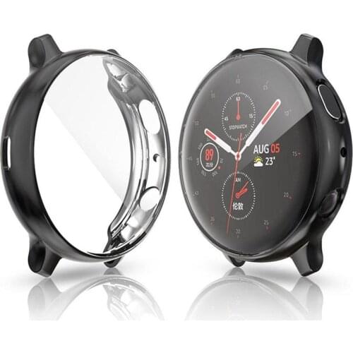 Full Cover Protective For Samsung Galaxy Watch Active2 40mm / 44mm Watch Screen TPU Protector Soft Silicone Bumper