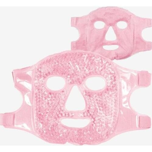 1pc Cold Gel Face Mask Fatigue Relief Relaxation Pad Ice Compress Full Face Cooling Mask Face Care Tool