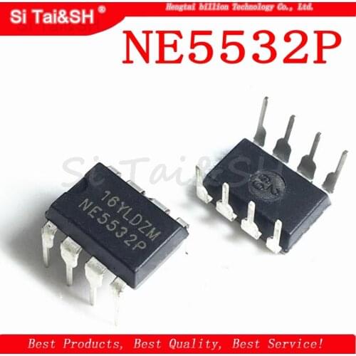 10PCS NE5532P DIP8 NE5532 DIP 5532P DIP-8 new and original IC