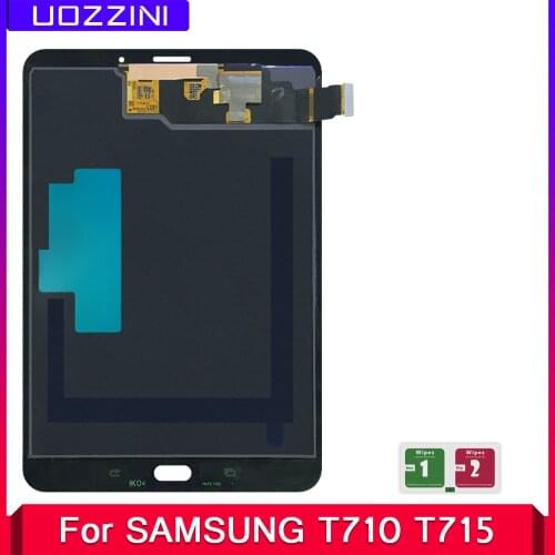 100%Tested 8.0" LCD For Samsung Galaxy Tab S2 T710 T715 SM-T715 SM-T710 LCD Display Touch Screen Digitizer Sensors Assembly