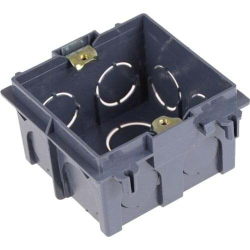 86 cassette Wall Plate Box for 86 Type wall plate switch and socket stair step light lamp lighting mounting box 76x72x50mm