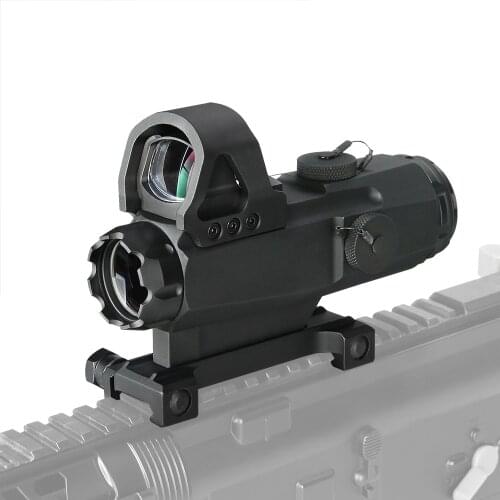 Canis Latrans Tactical 4x24mm Rifle Scope with Mark 4 High Accuracy Multi-Range Riflescope HAMR For Outdoor Hunting HS1-0403