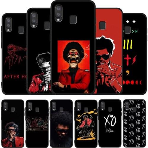 The Weeknd Black Phone Case For Samsung Galaxy A71 A51 A41 A31 A20E A10 A20 A40 A50 A70 M30S M20 A7 A8 A9 2018