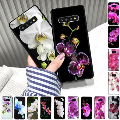 Phalaenopsis Orchid Flowers hot Phone Case For samsung galaxy s10plus s10e s10lite s9 s8plus s20plus s7 s6 s20fe s20ultra cover