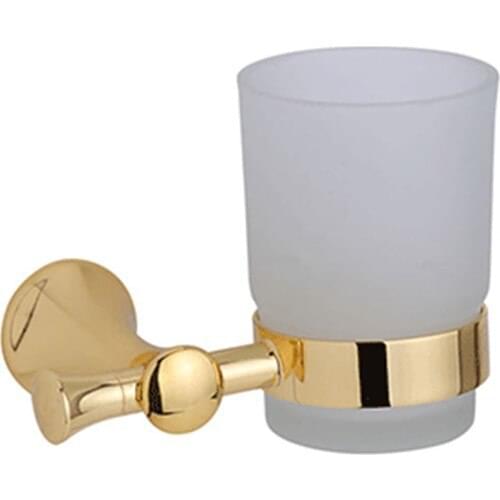 Deppot Art De Luxe Tooth Brush Holder-Gold