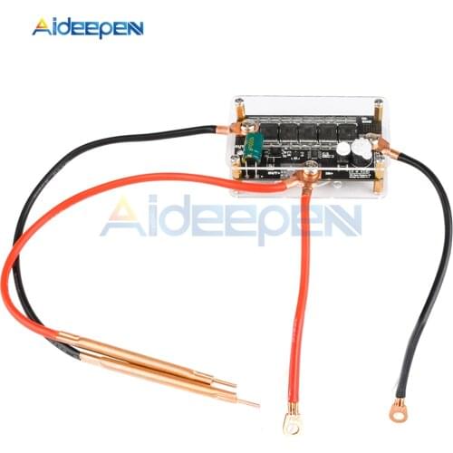 DIY Portable 12V Battery Energy Storage Spot Welding PCB Circuit Board Welding Equipment Spot Welder Machine Accessory with Case
