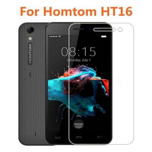 For Homtom HT16 Pro Tempered Glass 9H 2.5D Explosion-proof Scratch-proof Screen Protector film Case for Homtom HT16 Cover Guard