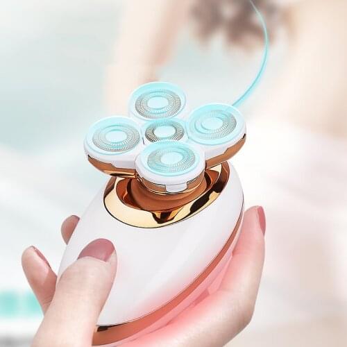 Electric Razor Painless Lady Shaver For Women Bikini Trimmer For Whole Body Waterproof USB Charging Wet & Dry Using