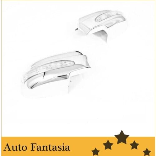 Chrome Side Mirror Cover with LED Side Blinker for Hyundai Tucson