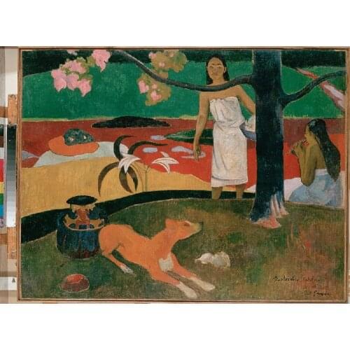 Impressionist art picture canvas prints Aboriginal life figure special living room decor art painting