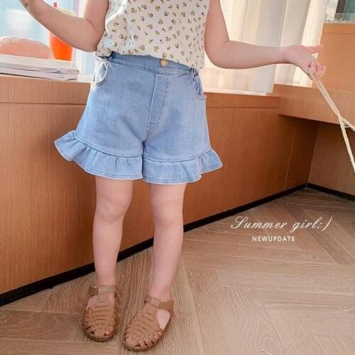 LUOBOBEIBEI Denim Shorts For Girls