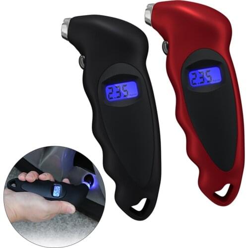 Tire pressure gauge 0-150 PSI Backlight High-precision digital tire pressure monitoring car tire pressure gauge