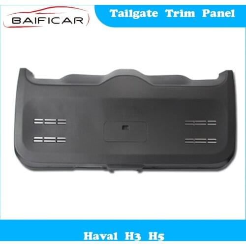 Baificar Brand New Genuine Tailgate Trim Panel Trunk Decorative Cover for Haval H3 H5 Black Beige