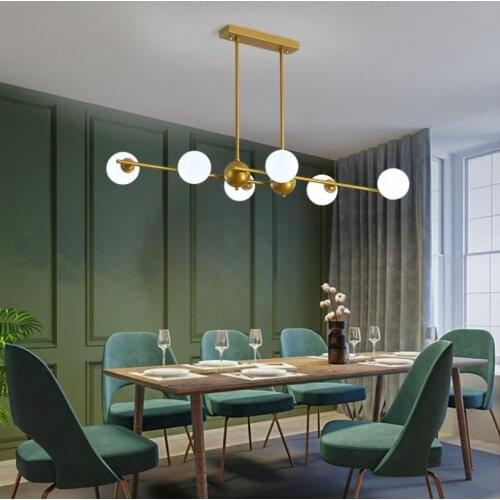 New restaurant Pendant Lights Nordic style hanging lamp modern creative bar table dining room magic bean indoor lighting Fixture
