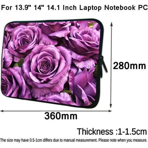 Wholesale Duo Zippers 14" 13.9 Inch Laptop Computer Bag 14.1" Funda Portatil Notebook Chromebook Sleeve Case Cover Pouch Bolsas