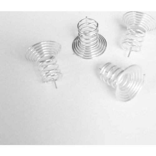 Touch Spring Tin Plating Horn Mouth Middle Foot Springs Surface Diameter 9mm Wire Diameter 0.4 High 7mm 1000pcs