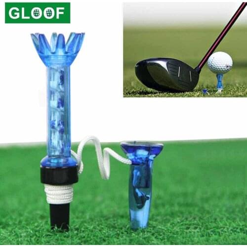1Set 80mm Golf Tees Magnetic Reusable Value Flexible Magnet Tee Lift Step for Men Women Practice Training Set