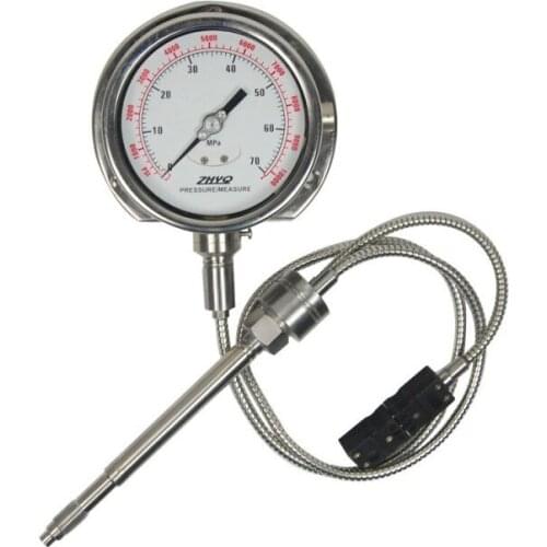 High temperature melt pressure gauge, high temperature diaphragm pressure gauge, PG123-25mpa-M22 /PG123-50mpa -M22