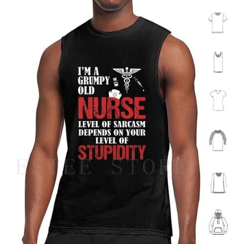 I'M A Nurse My Level Of Sarcasm Depends On Your Shirt Tank Tops Vest Depends Job Medicine Nurse Nursing Nursery Nurse