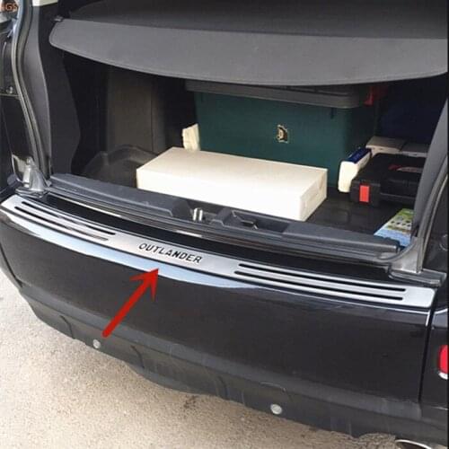 For Mitsubishi Outlander 2009-2015 High-quality stainless steel Trunk threshold Shield Scratch protection Car styling