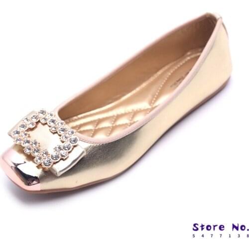 Woman Ballet Flats Womens Boat Shoes Female Flats Loafers Sandals Rhinestone Decoration High Quality European Brand Design