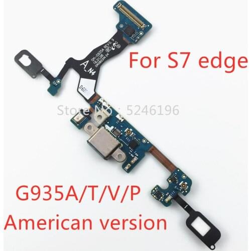 1pcs For Samsung Galaxy S7 edge G935A SM-G935A USB Charging Charger Port Dock mini Micro Connector Flex Cable PCB board Replace