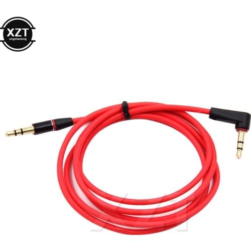 2 pcs 0.5M 90 Degree Angled Short 3 pole 3.5mm to 3.5mm Car Speaker Cable Plug jack Car Sound Wire headphone for Car Music