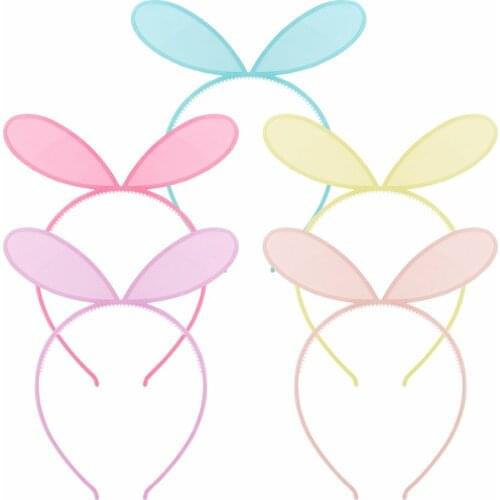 20PCS/Set , Cute rabbit ears child glow-in-the-dark headband girl can glow headband party holiday hair accessories