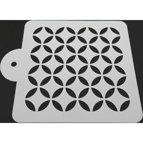 5 Inch Overlap Circle Plastic Cake Stencil Template Cake Mold Cake Decorating Tools Baking Accessories