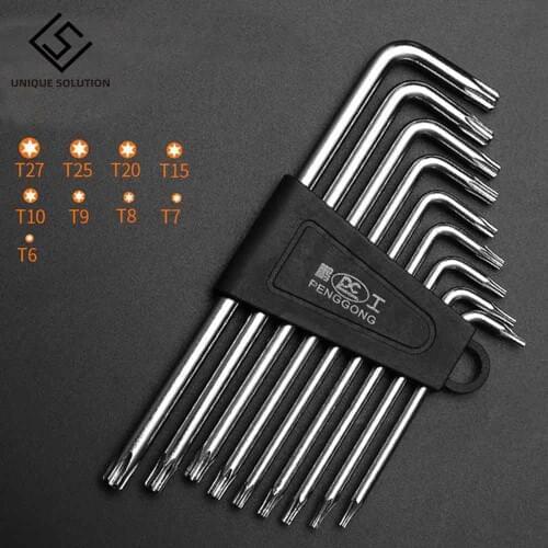 9PCS High Quality Cheap Hex Key Set Wrench Cycling Repair Screwdriver Tools Kit Dropship spanner Suit repair bicycle Hand tools